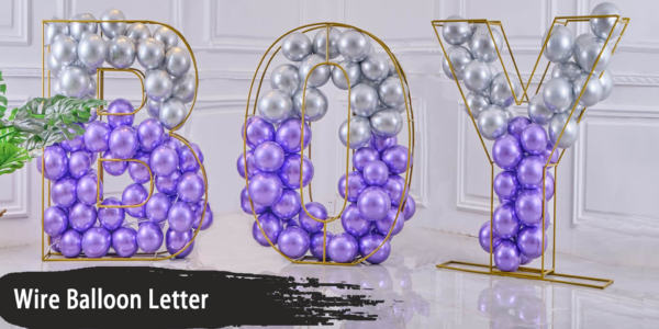 Big Wire Balloon Letters png