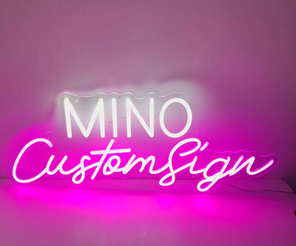 No 6 custom Sign